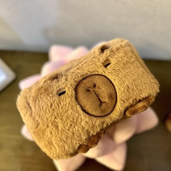 Capybara plysj vevsboks 25x20cm