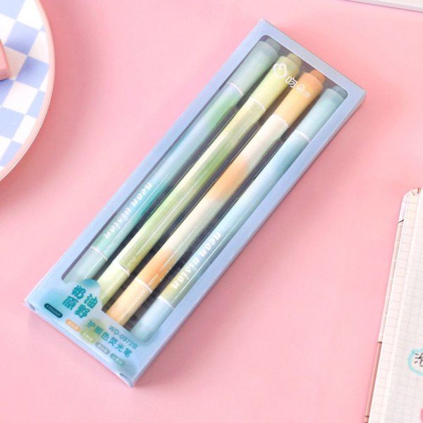4 kpl / set Highlighter Pen Color Marker Marker Pen 01 01 01