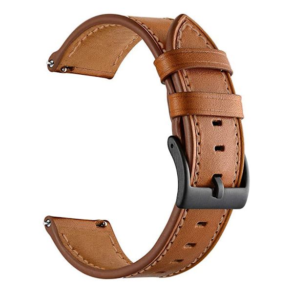 Rannekoru Nahkahihna Ranneke MUSTA 22MM Black 22mm