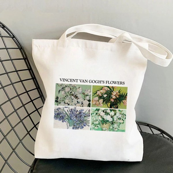 Canvas Tote Bag Ostoskäsilaukku V V V