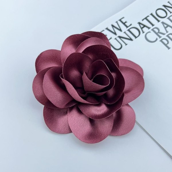 Stor blomsterbrosje franske kvinner Corsage RØD red