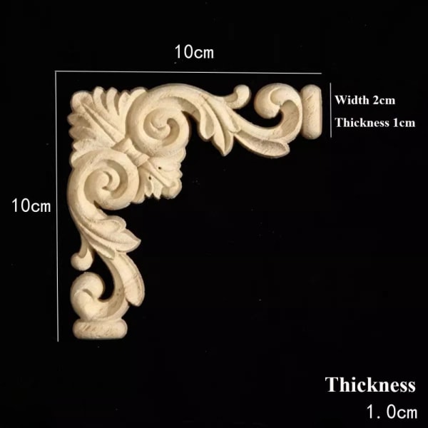 Træudskårne håndværk Træfigurer Håndværk 7X7CM4 4 7x7cm4
