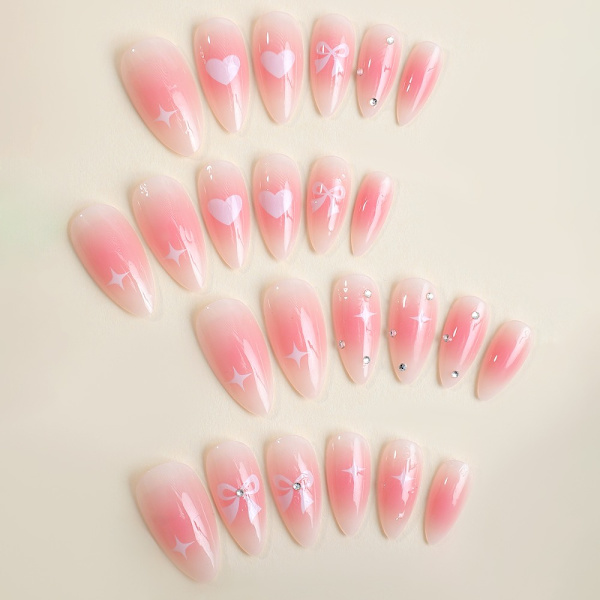 Almond Fake Nails False Nail XH-91-17 XH-91-17 XH-91-17