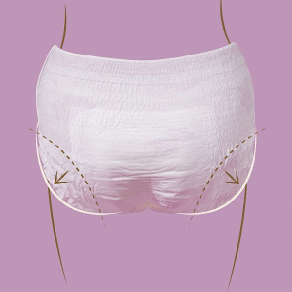 3 STK Sanitærtruse Nattbruksbukse XL XL XL
