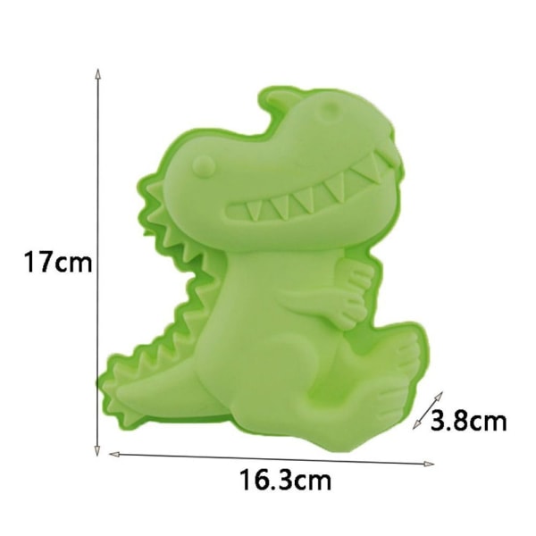 Dinosaur Cake Mold Kakkupannu VIHREÄ Green