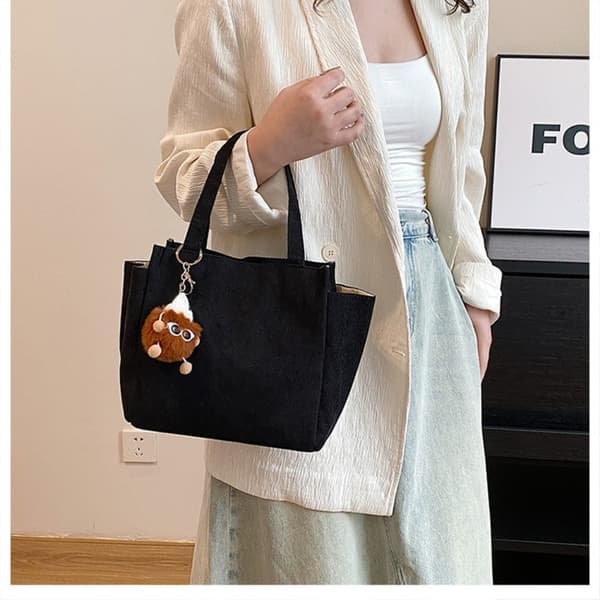 Skuldertaske Tote Bag GRÅ Grey