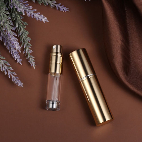 5ml parfymesprayflaske væskebeholder SØLV silver