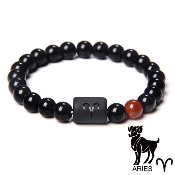 Beads Par Armbånd Elastisk Charm Armbånd VÆDER VÆDDER Aries
