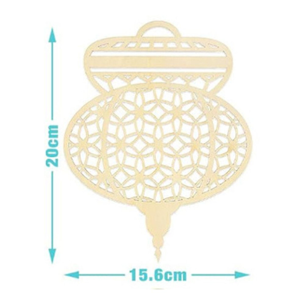 3/10 stk Mubarak Hengepynt Eid Mubarak Dekor C-10PCS