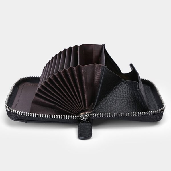 Kreditkortholder Harmonikapung SORT black