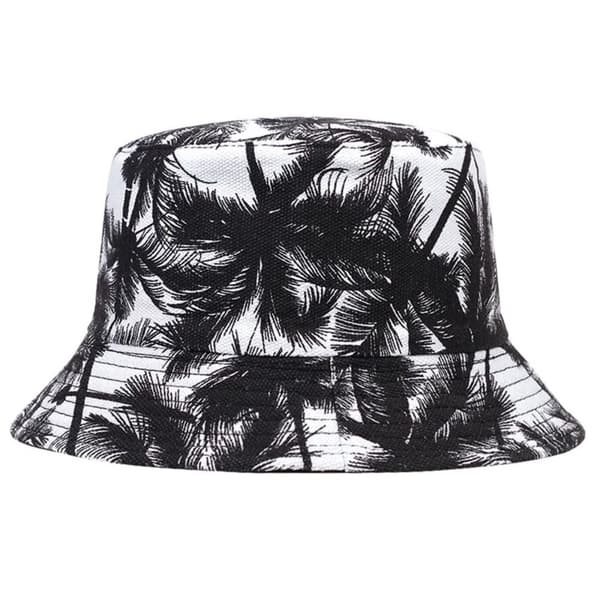 Coconut Tree Bucket Hat Visir Bucket Hat SORT Black