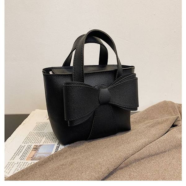 Lille skuldertaske Bow Design Håndtasker SORT S black S