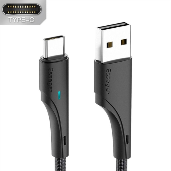 USB Type C Kabel Hurtig opladning Datakabel 2MTYPE-C TYPE-C 2MType-c