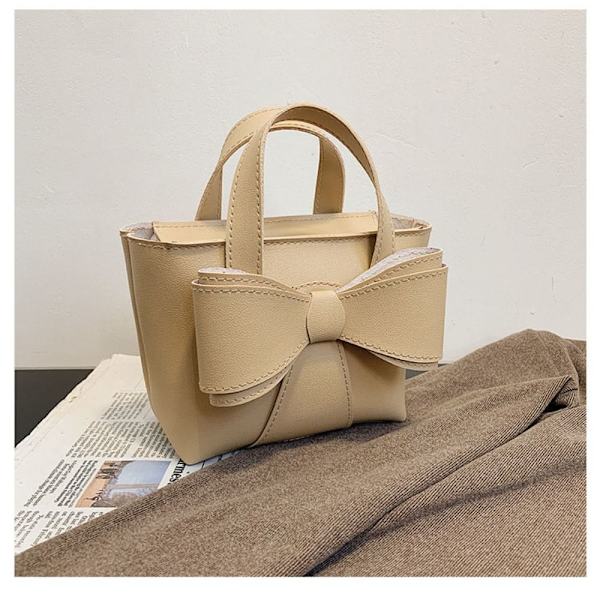 Liten axelväska Bow Design Handväskor KHAKI S khaki S