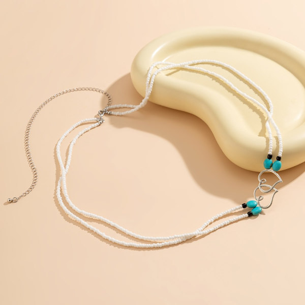 Beach Rice Bead Chain Love Body Chain Beaded Mångsidig midja