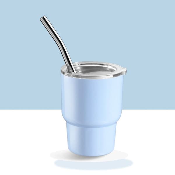 Mini kaffekopp isolasjonskopp LYSEBLÅ light blue