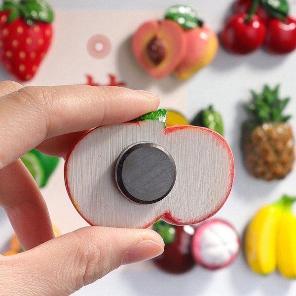 Simulaatio Fruit Jääkaappi Tarrat Hedelmät Jääkaappimagneetit Lemon
