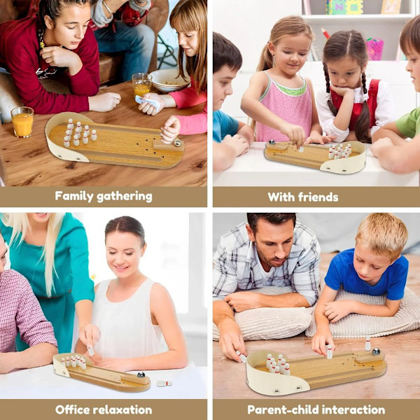 Pöytäkeilapeli Mini Keilailusetti Set