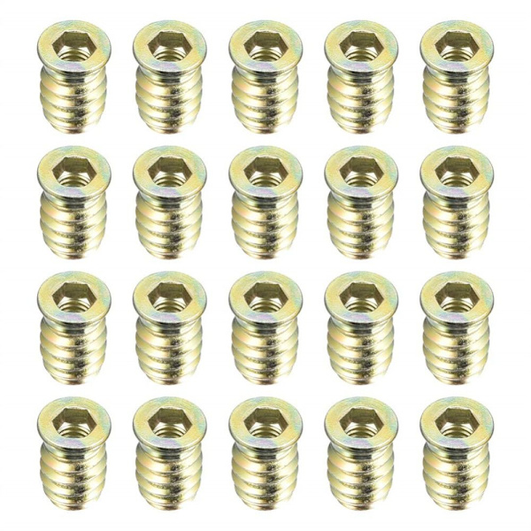 20 kpl Kierreliittimet Mutterit Puuhuonekalut Kierremutteri M6X17MM M6x17mm