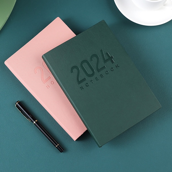 2024 päiväkirjakirja 2024 Planner muistikirja TYYLI A-PUNAINEN TYYLI A-PUNAINEN Style A-Red