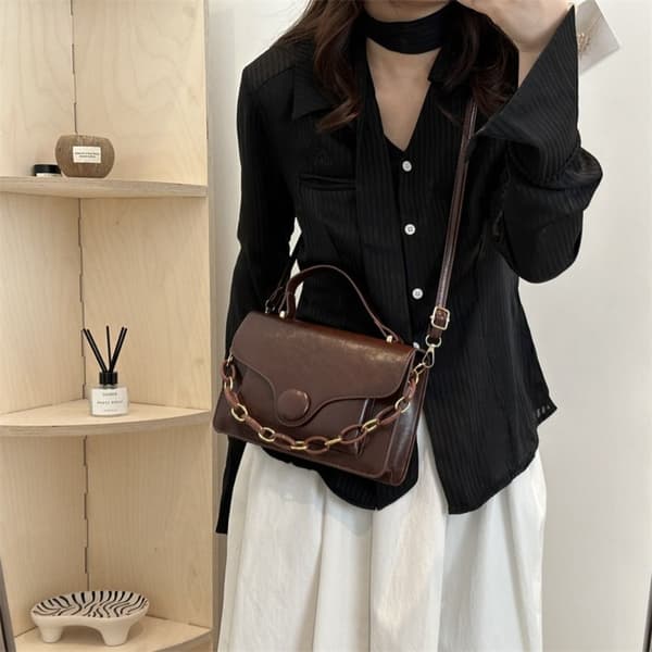 Skuldervesker Crossbody Veske LYS BRUN light brown