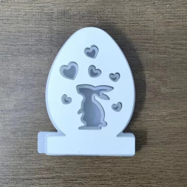 Hule kaninlysdekoration 3D hjertekaninform 3 3 3