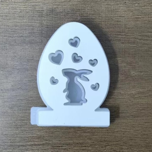Ontto kanin kynttilän koristelu 3D-sydänkanin mould 2 2 2