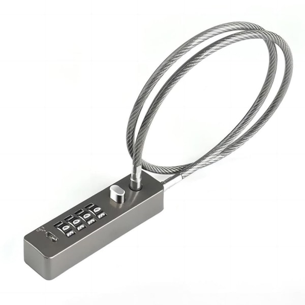 Kabellås med Kombinationscykel Kabellås SILVER 30CM Silver 30cm