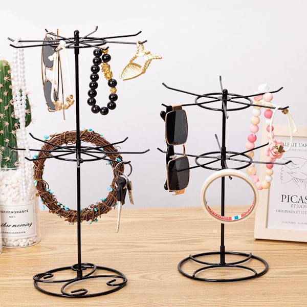 Smycken Display Stativ Halsband Organizer VIT 40CM 40CM White 40cm-40cm
