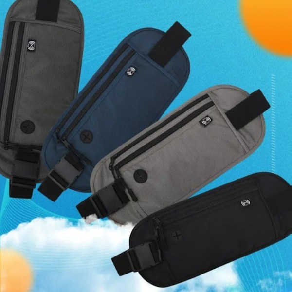 Vyötäröpaketti Money Belt DARK GREY TUMMANHARMAA Dark gray