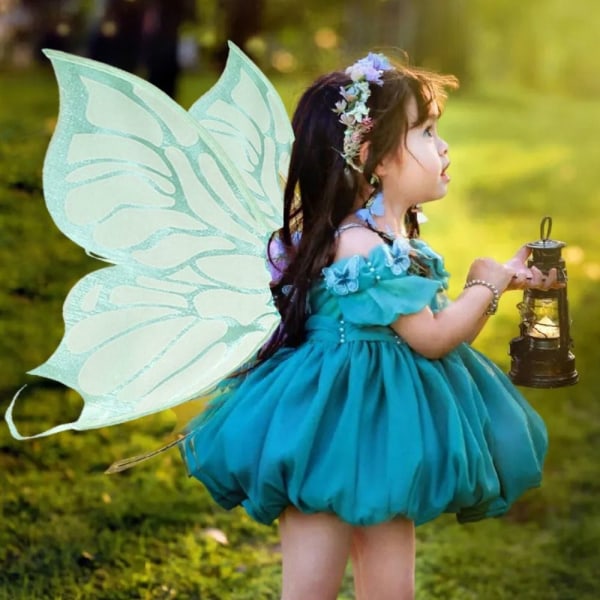 Butterfly Fairy Wings Princess Angel Wing SININEN B B Blue B-B