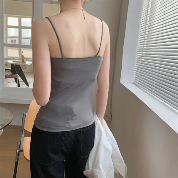 Brystvest for damer Camisole SVART Black