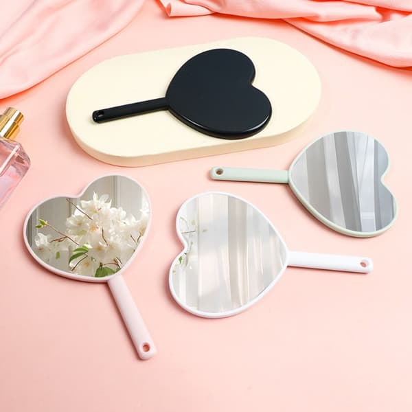 Love Makeup Mirror Mini Love Mirror MUSTA black