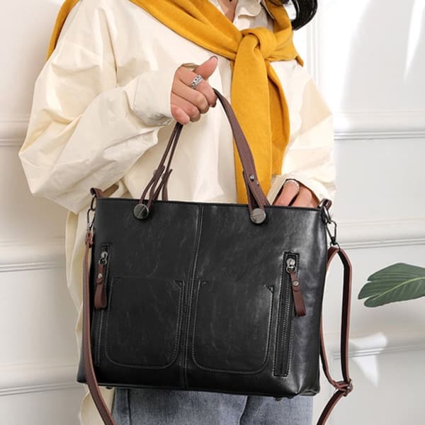 Skuldertaske Tote Taske SORT Black