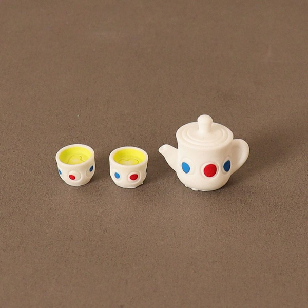 Dukkehus Miniature Tea Simulation Tea Pot 3 3 3