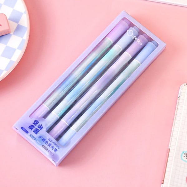 4 kpl / set Highlighter Pen Color Marker -kynä 02 02 02