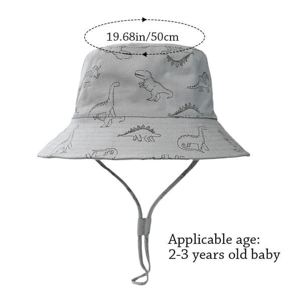 Baby Hinkhatt Solhatt GRÅ Grey