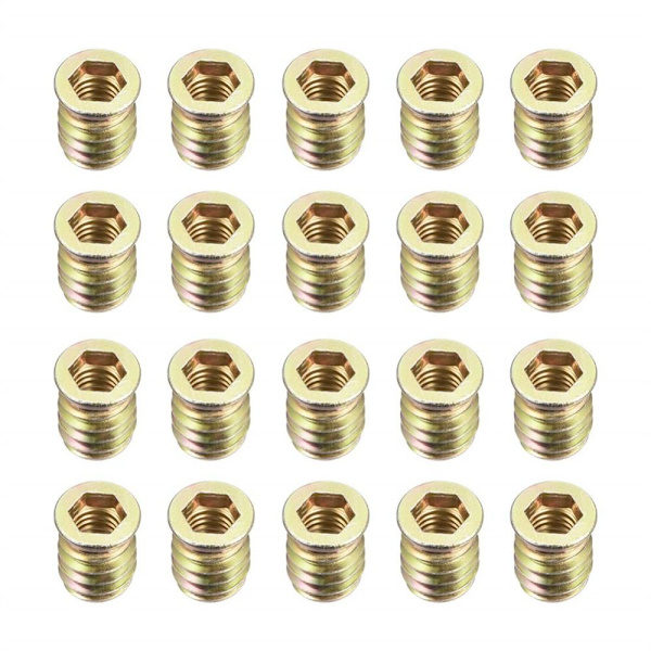 20 kpl Kierreliittimet Mutterit Puuhuonekalut Kierremutteri M8X17MM M8x17mm