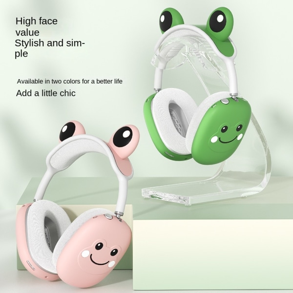 Pannebånddeksel Erstatningsdeksel GRØNN ØRETELEFON VESKE ØRETELEFON Green Earphone case-Earphone case