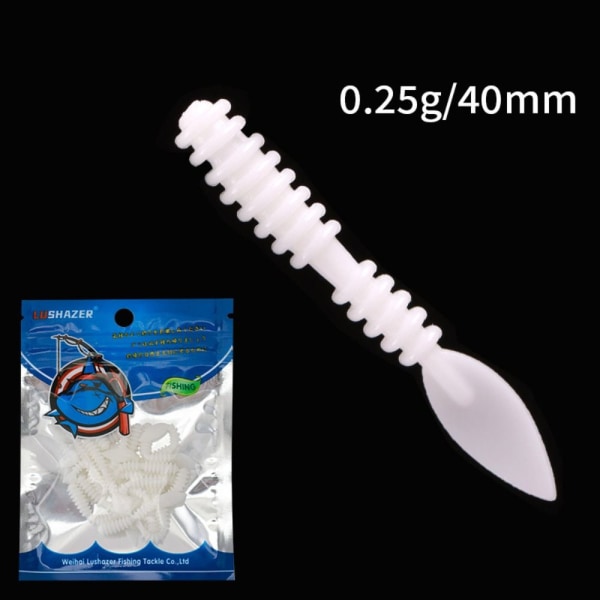 20ST Fiske Mjuka Lures Fiske Jig Lure VIT white