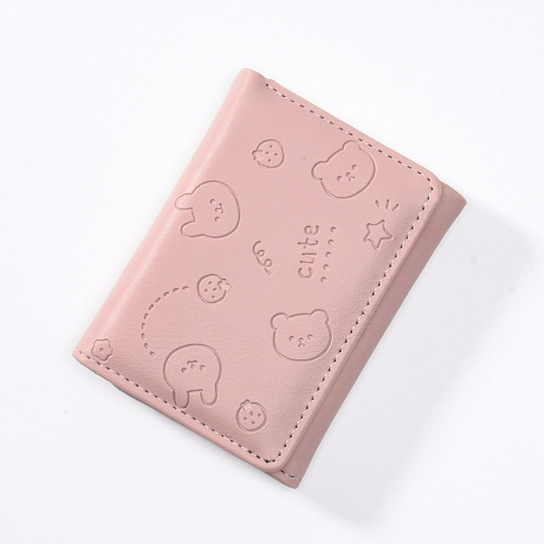 Dame lommebokkortholdere ROSA pink