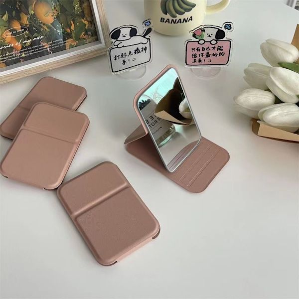 Desktop Makeup Mirror Håndholdt Makeup Mirror KAFFE coffee