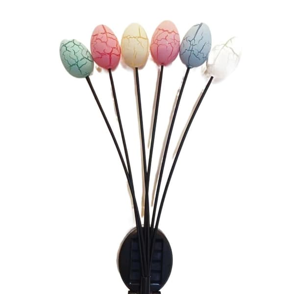 1/2 stk. Solcelle Påskeegg Lys Utendørs Påskelys 2 STK-8 2pcs-8 Heads