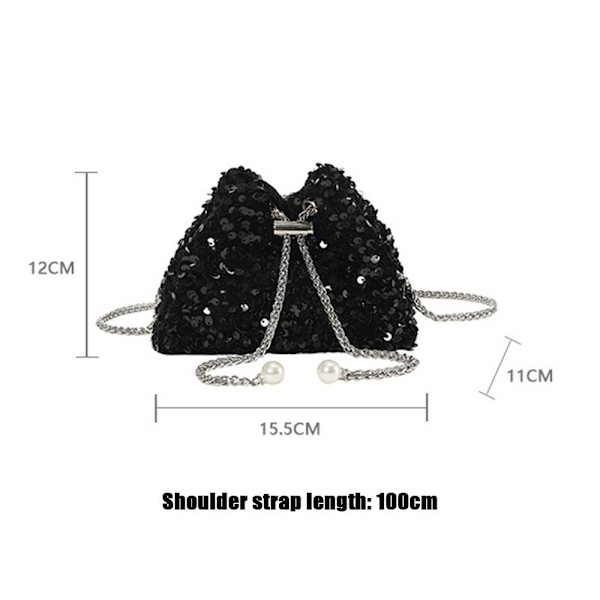 Sequin Bucket Bag Crossbody Olkalaukut MULTICOLOR multicolor