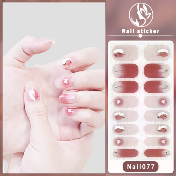 Franska Nageldekaler Nail Art Sticker 5 5 5