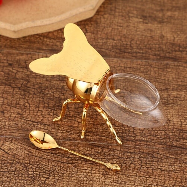 Bee Sukkerkopp Krydderkrukke GULL Gold