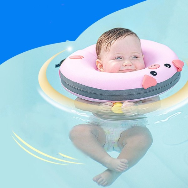 Baby Water Neck Ring Simning Float Neck Ring Leksaker ROSA pink