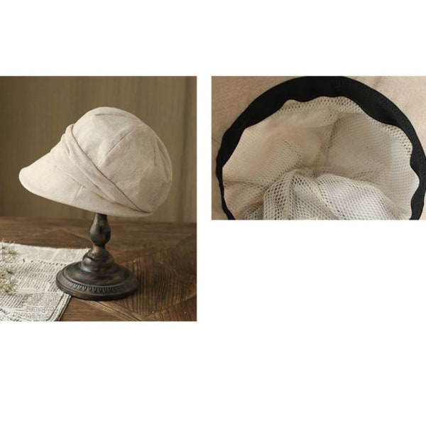 Octagonal Bucket Hat Solkepsar BEIGE beige