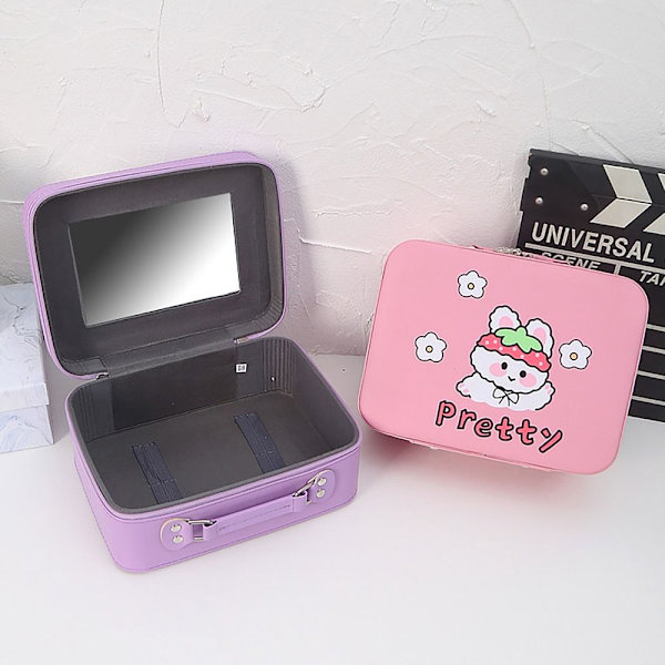 Makeup Box Reise kosmetikkveske HVIT WHITE