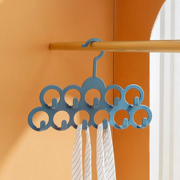 11 Hål Hängare Display Organizer Krok GUL yellow